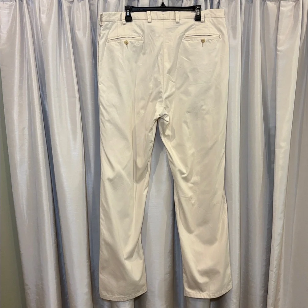 Peter Millar Men's Light Khaki Chinos, 100% Pima Cotton, 38x38, EUC